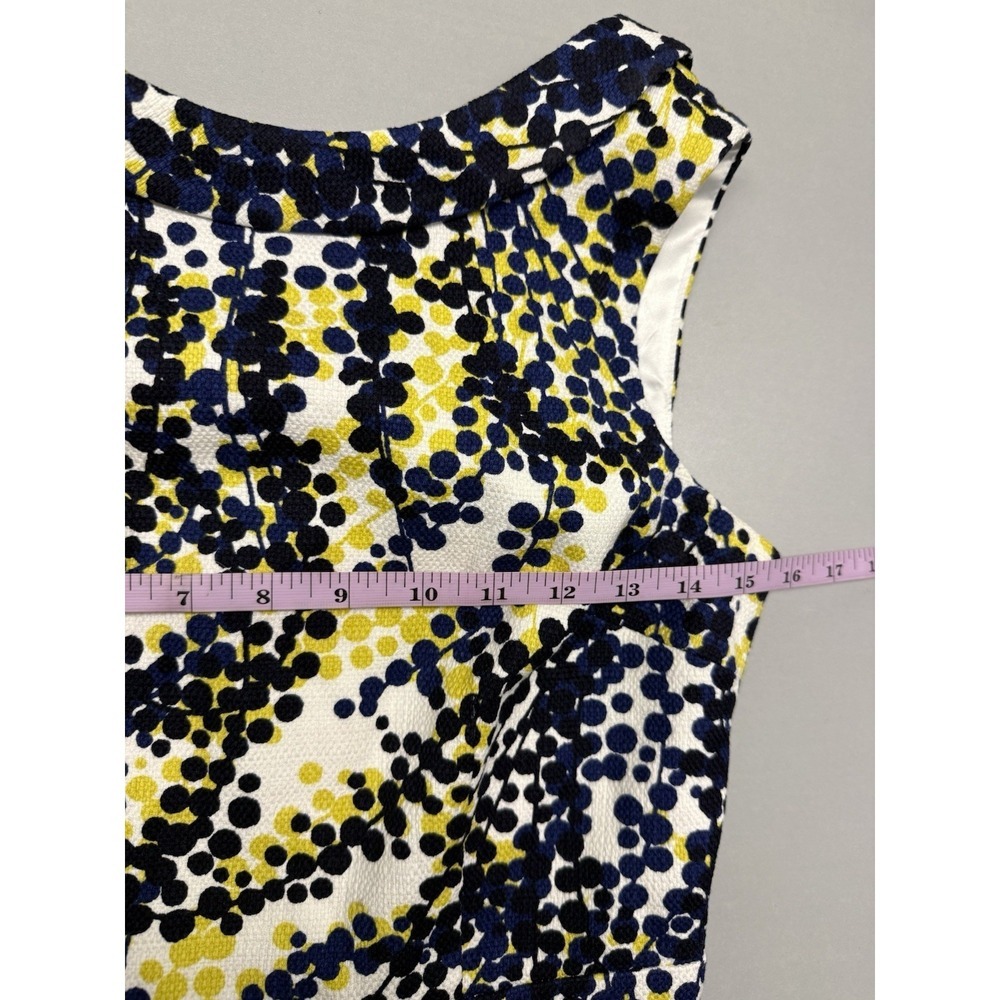Boden Martha Mimosa Wisteria Roll Collar Tailored Pleated Shift Dress. Sz 2R - Picture 5 of 12